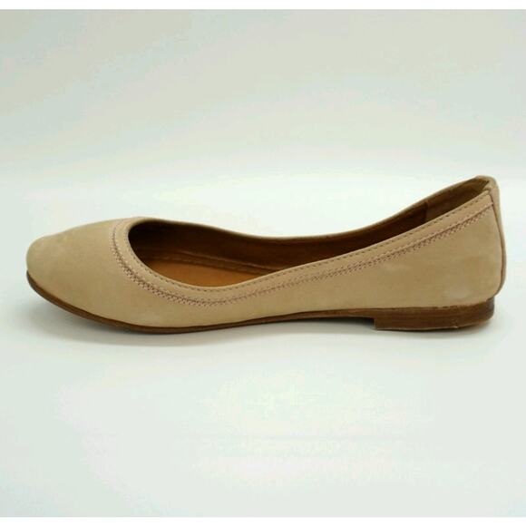 FRYE Women Shoe Carson Ballet Flat Leather Slip On Comfort Blush Suede 6.5 - Picture 3 of 8